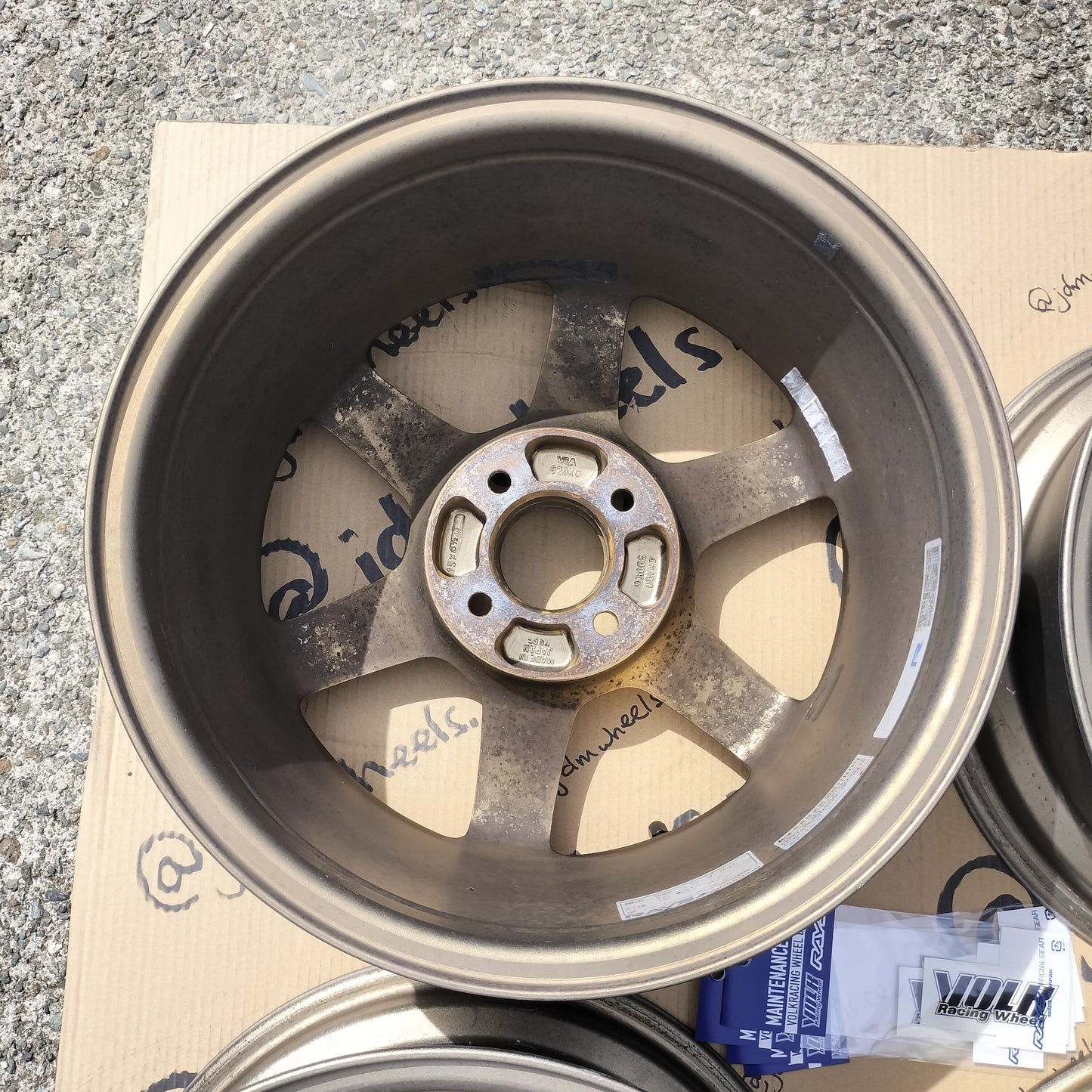 Rays Volk TE37 15x6.5+35 4x100