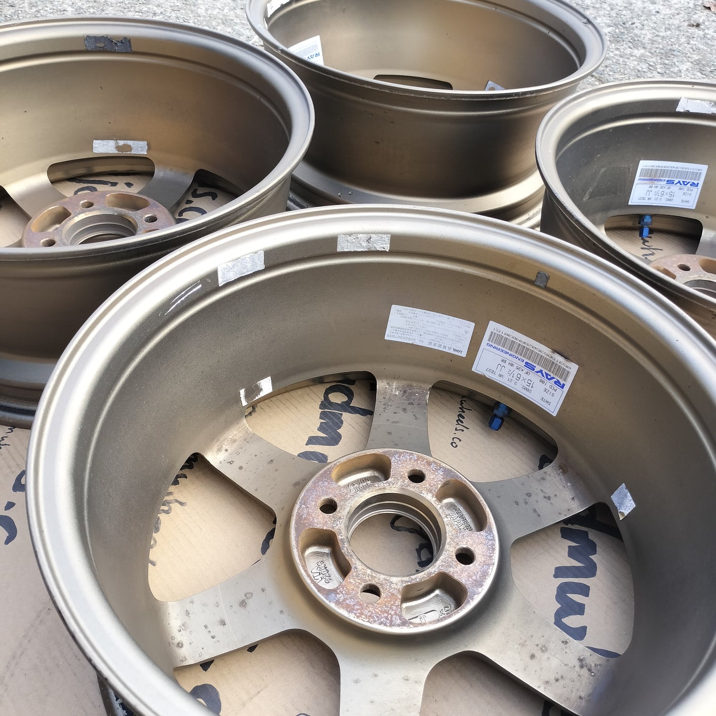 Rays Volk Racing TE37 15x6.5+35 4x100