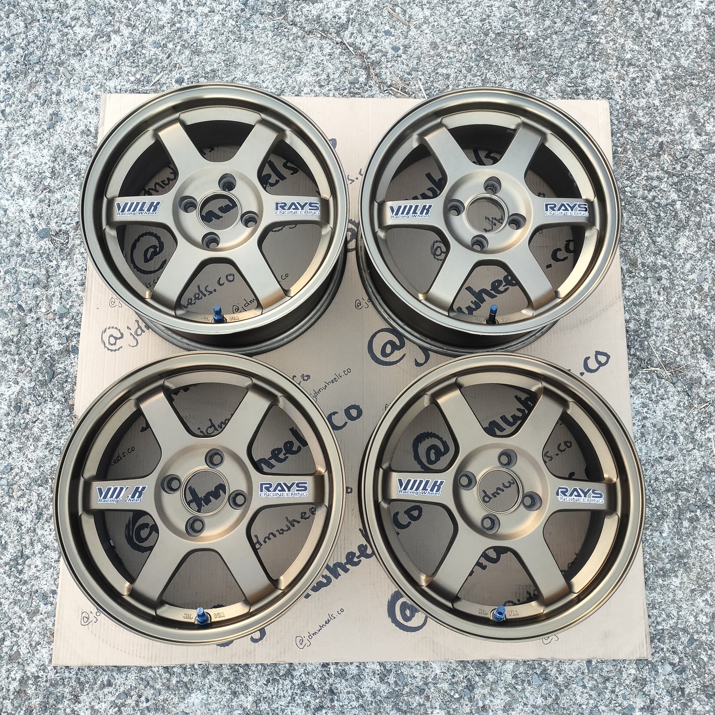 Rays Volk Racing TE37 15x6.5+35 4x100