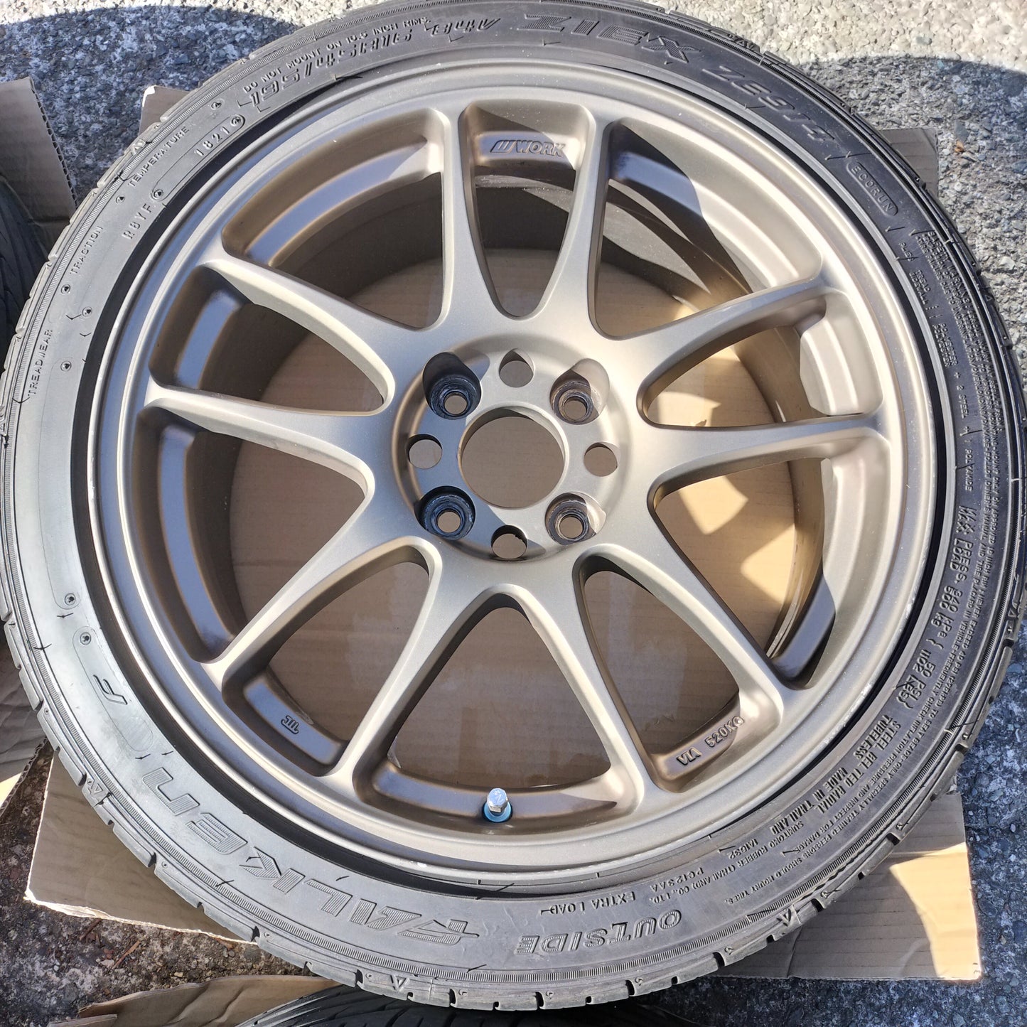 Work Emotion CR Kai 16x7+35 4x100