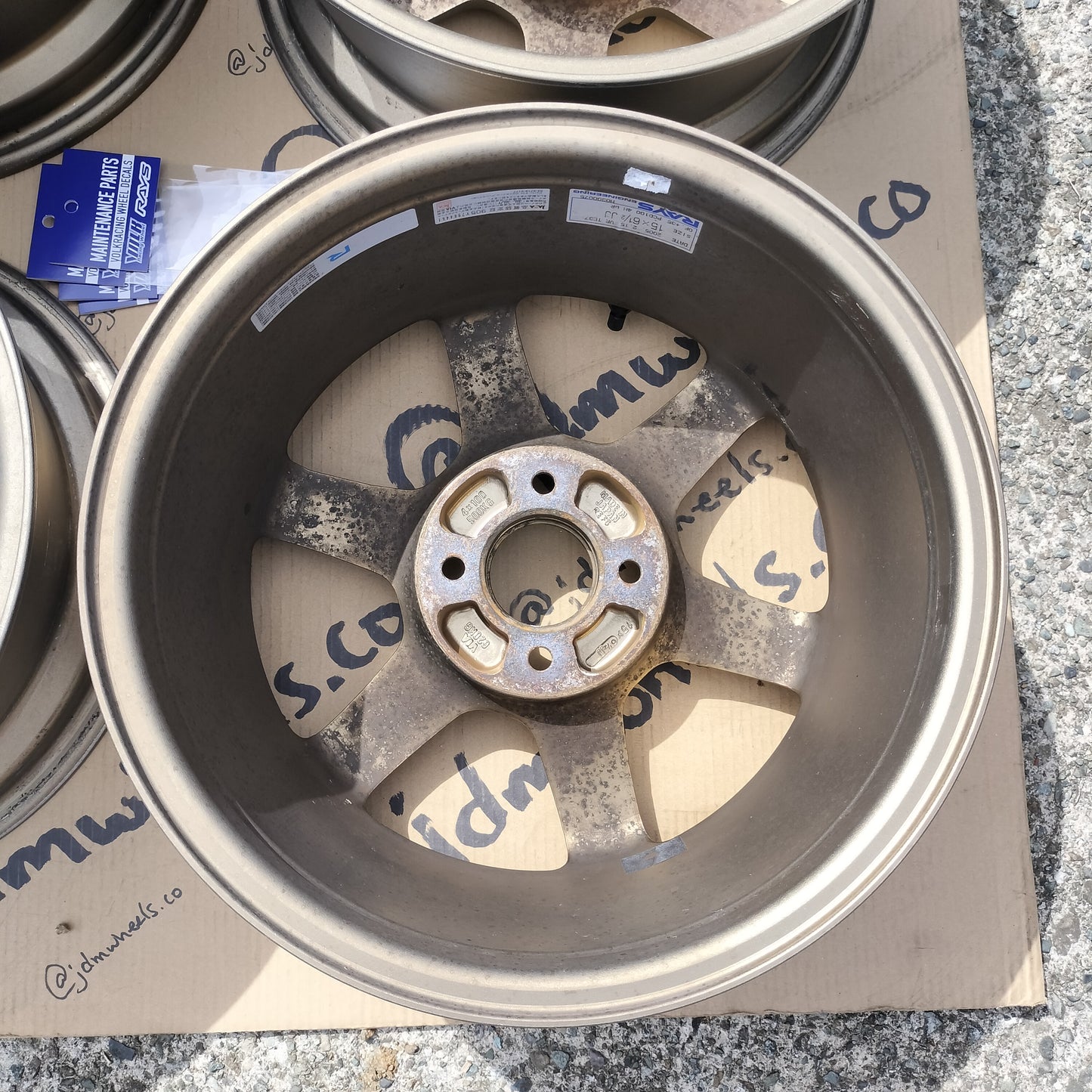 Rays Volk TE37 15x6.5+35 4x100