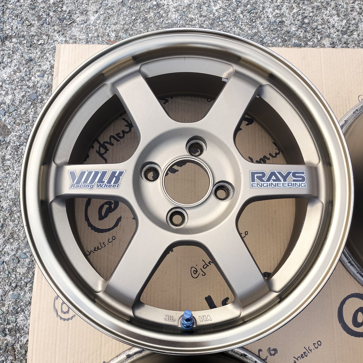 Rays Volk Racing TE37 15x6.5+35 4x100