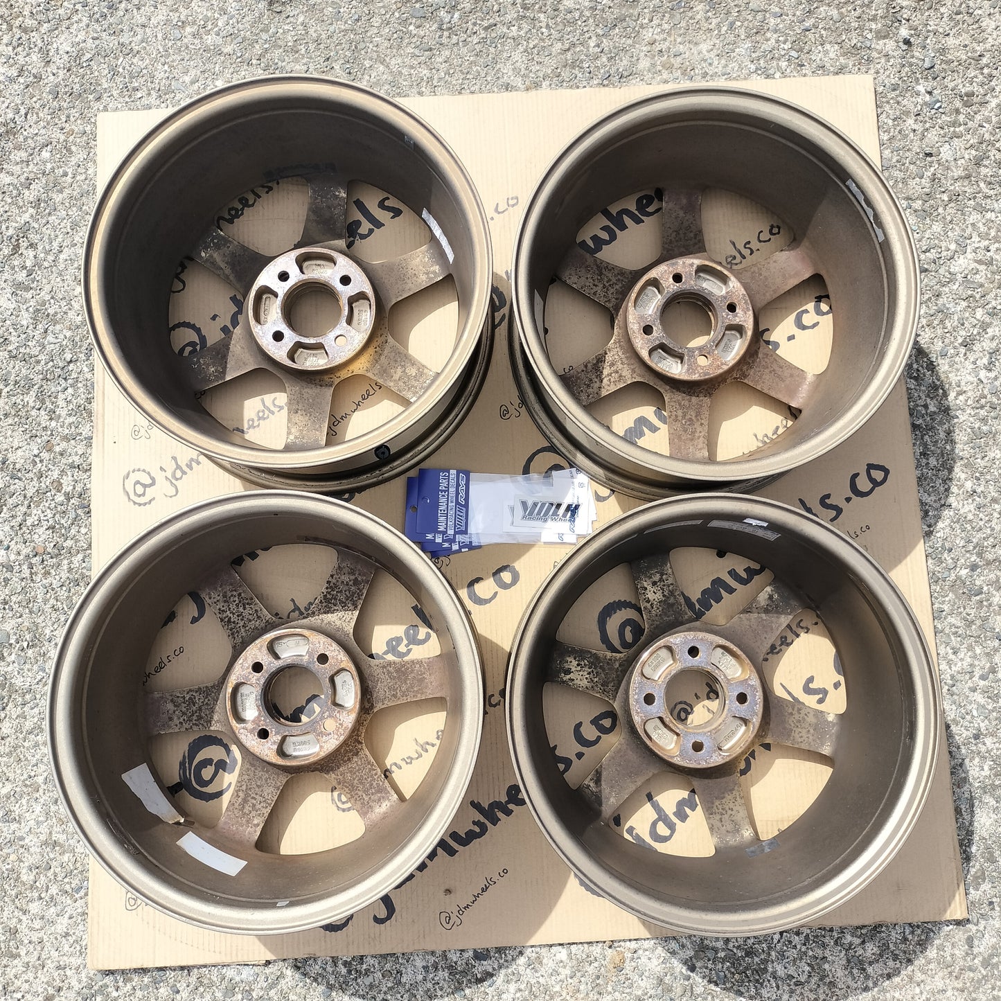 Rays Volk TE37 15x6.5+35 4x100