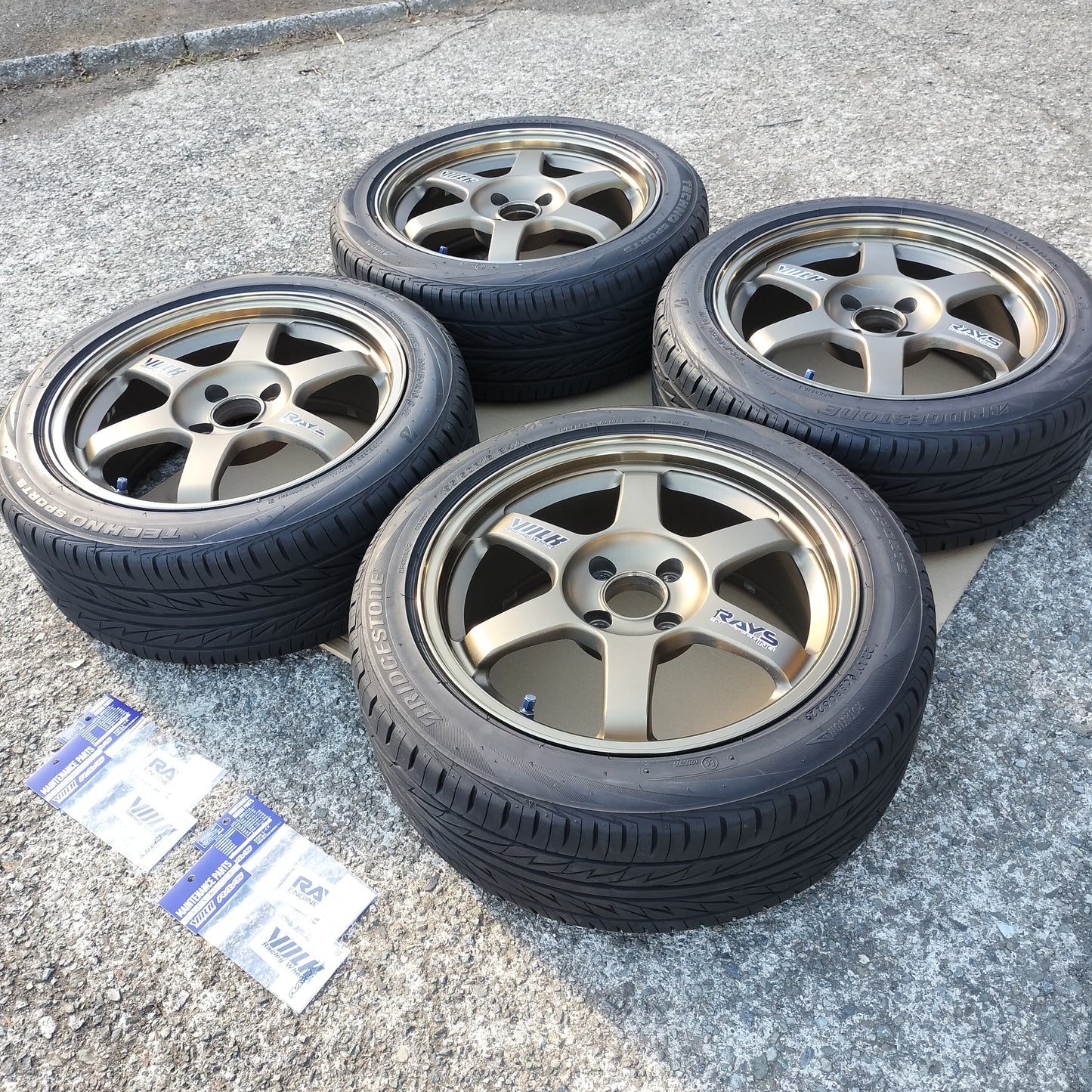 Rays Volk Racing TE37 16x7+33 4x100