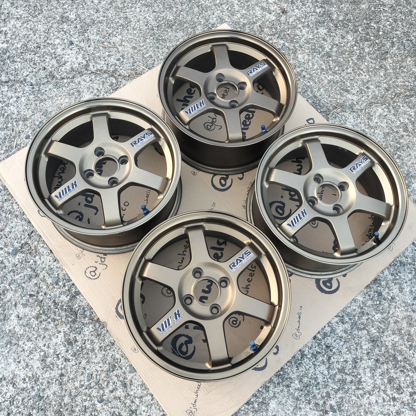 Rays Volk Racing TE37 15x6.5+35 4x100