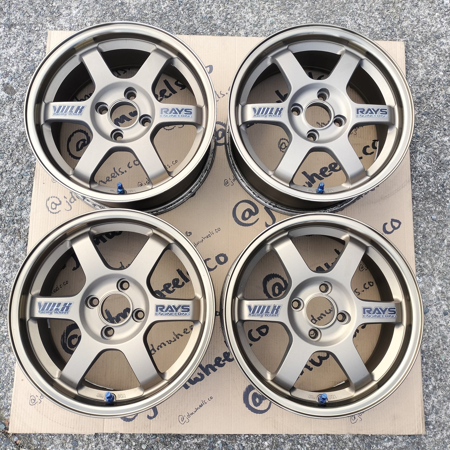 Rays Volk Racing TE37 15x6.5+35 4x100
