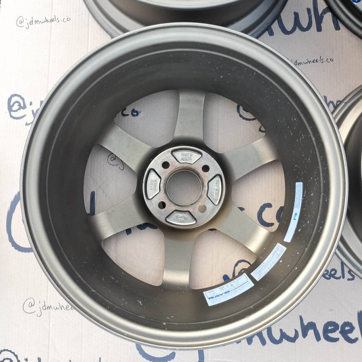 Rays Volk TE37 16x7+42 & 16x7+33 4x100