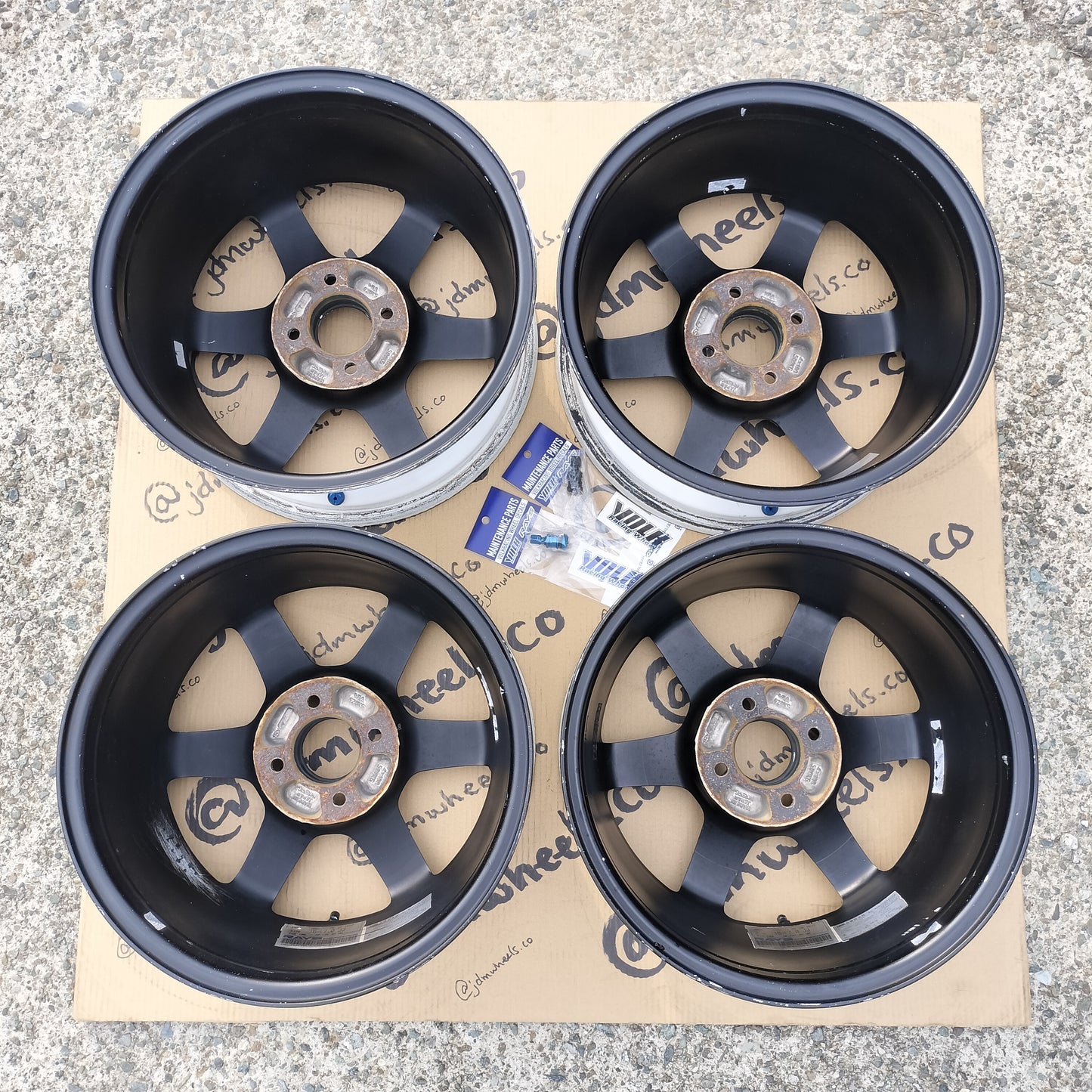 Rays Volk TE37 15x7+35 4x100