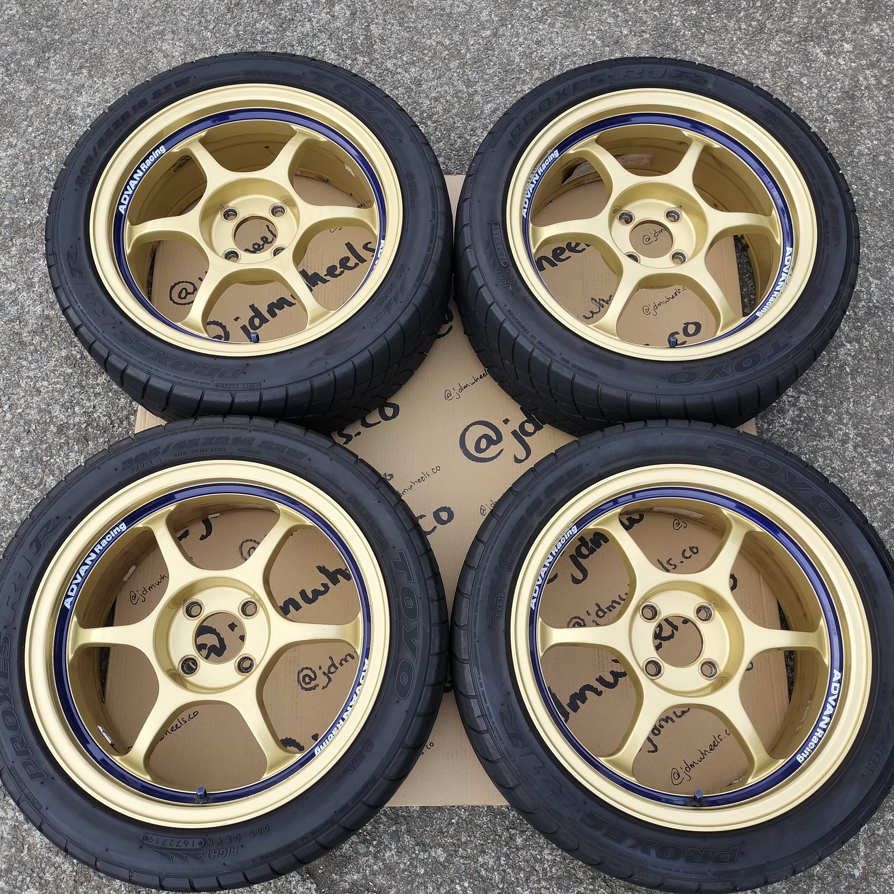 Advan Racing RG 16x7+31 4x100 – JDM Wheels Co