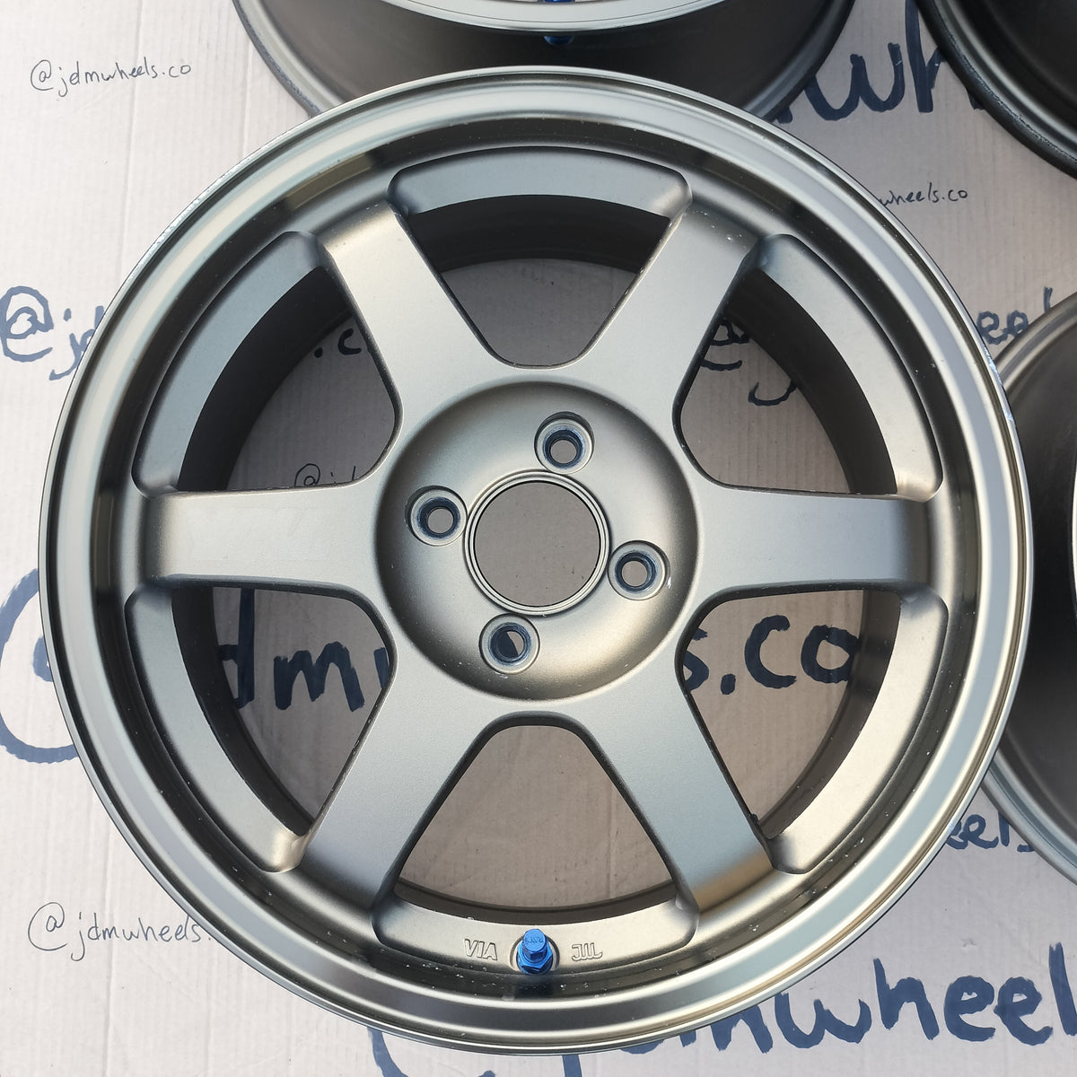 Rays Volk TE37 16x7+42 & 16x7+33 4x100