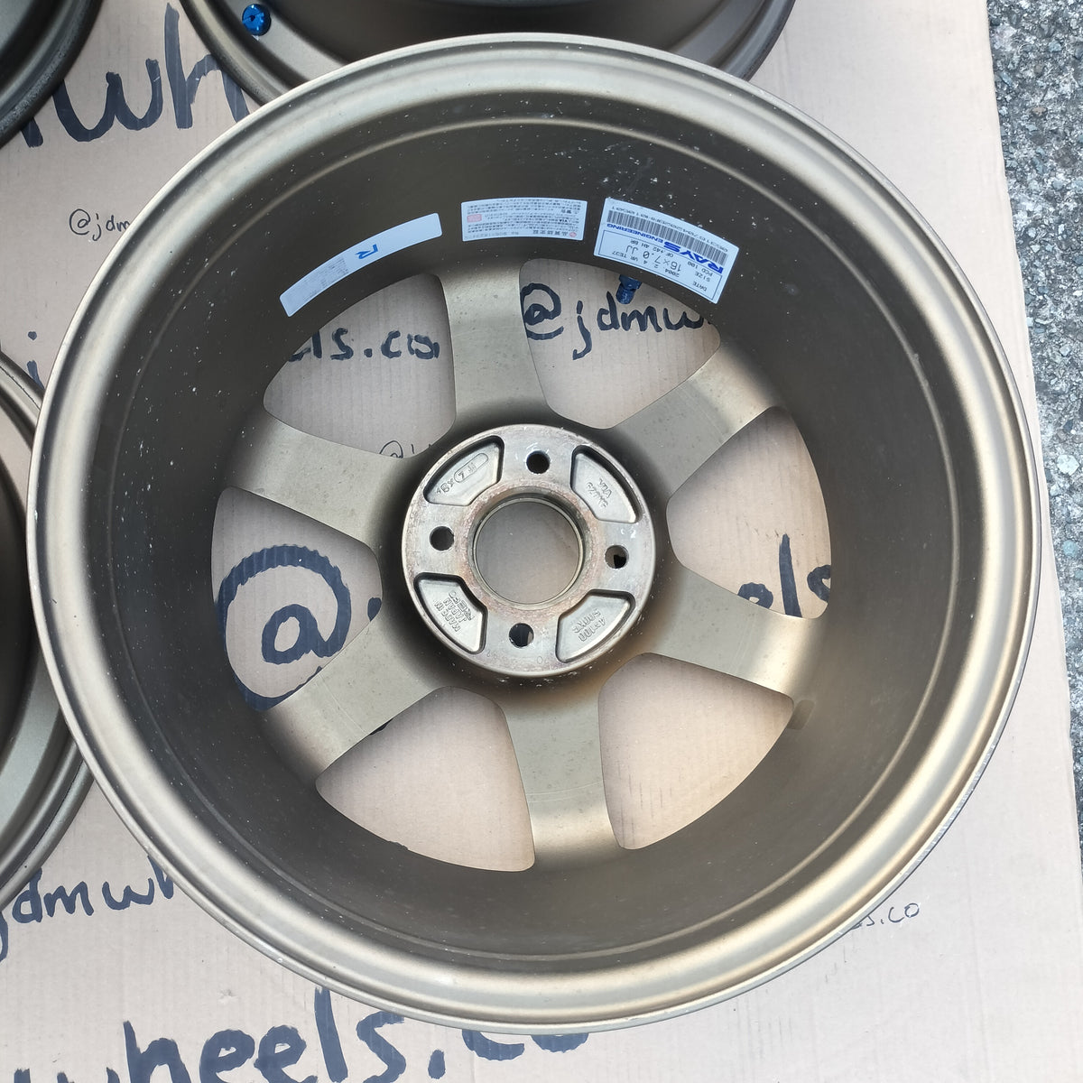 Rays Volk TE37 16x7+42 & 16x7+33 4x100