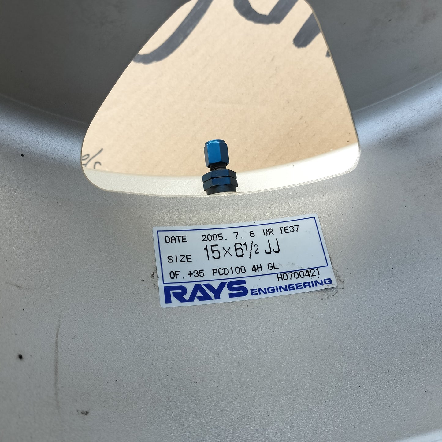 Rays Volk Racing TE37 15x6.5+35 4x100