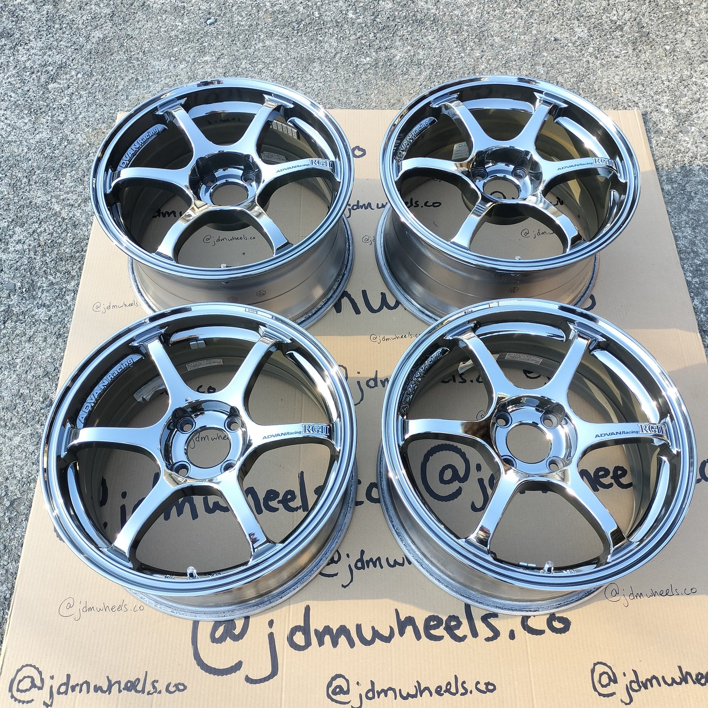 Advan Racing RGII 16x7+35 & 16x8+38 4x100