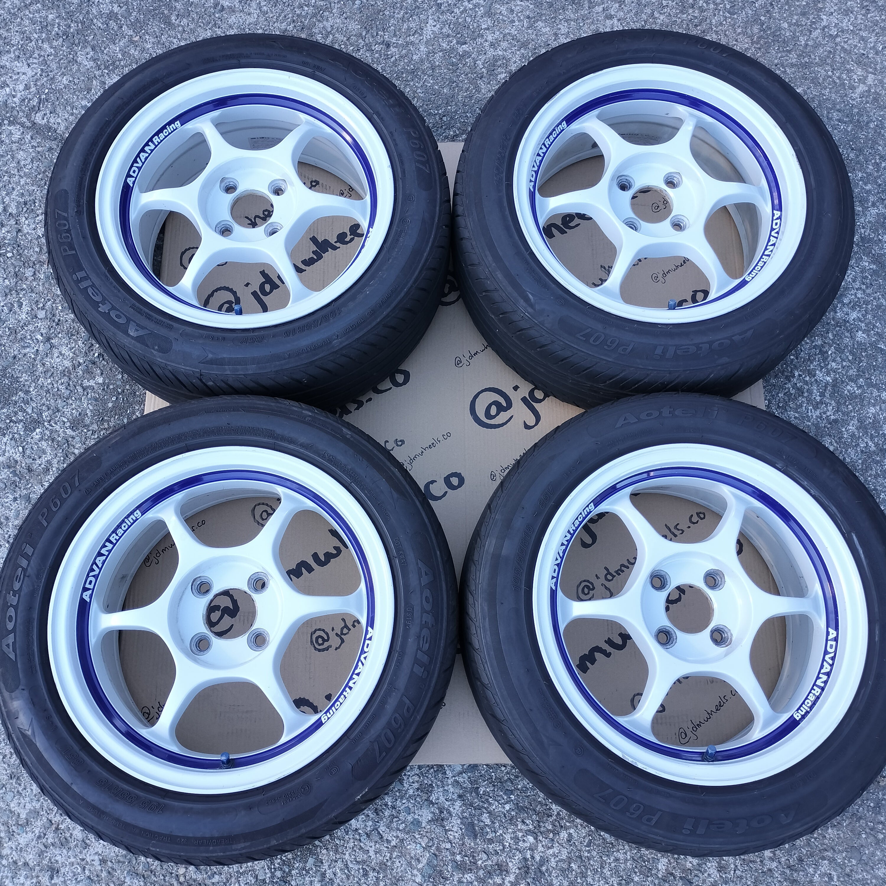 Advan Racing RG 15x7+39 4x100 – JDM Wheels Co