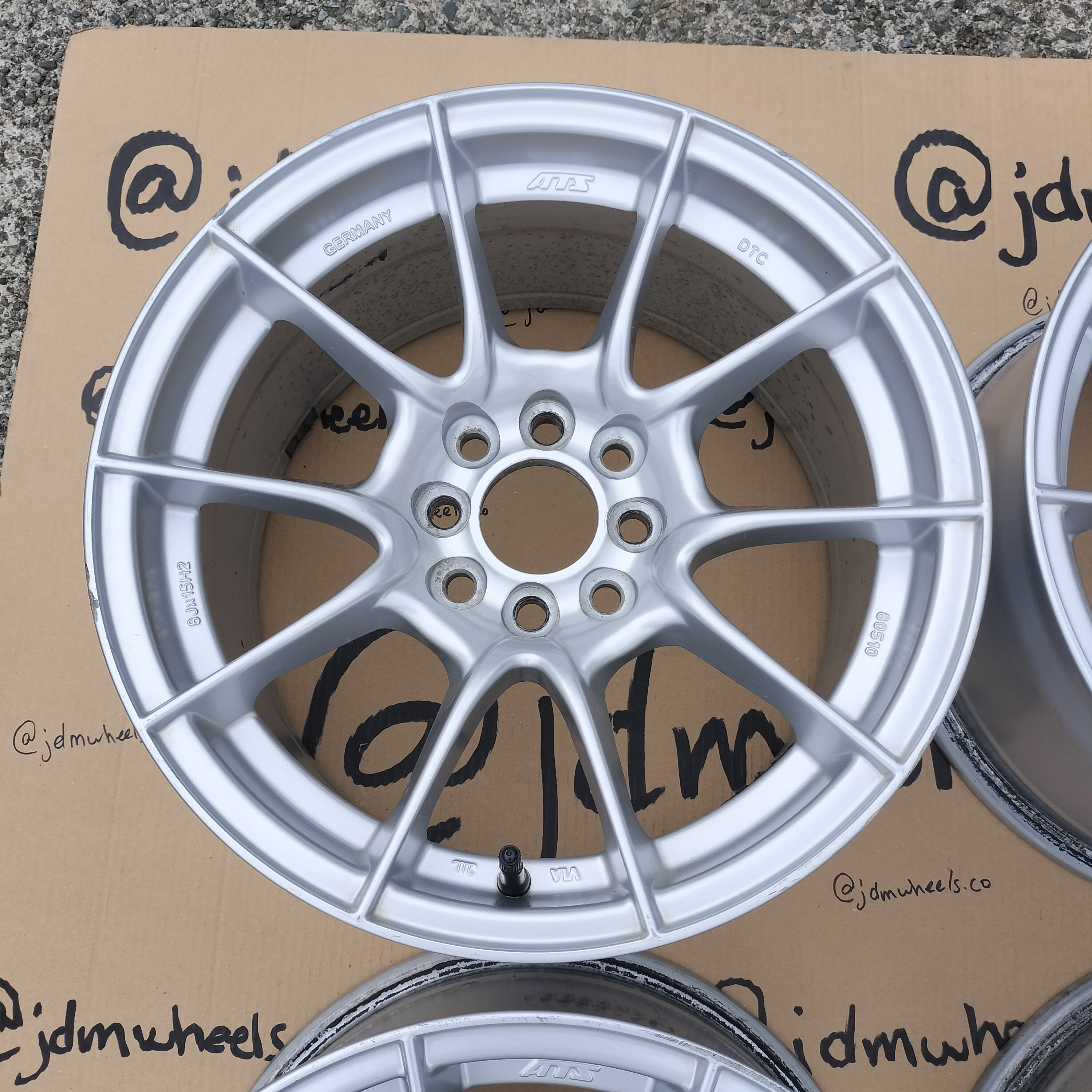 希少ATS DTC 15×8J＋30 4/100、4/108 4本 ATS DTC 15x8+30 4x100/108 – JDM Wheels Co