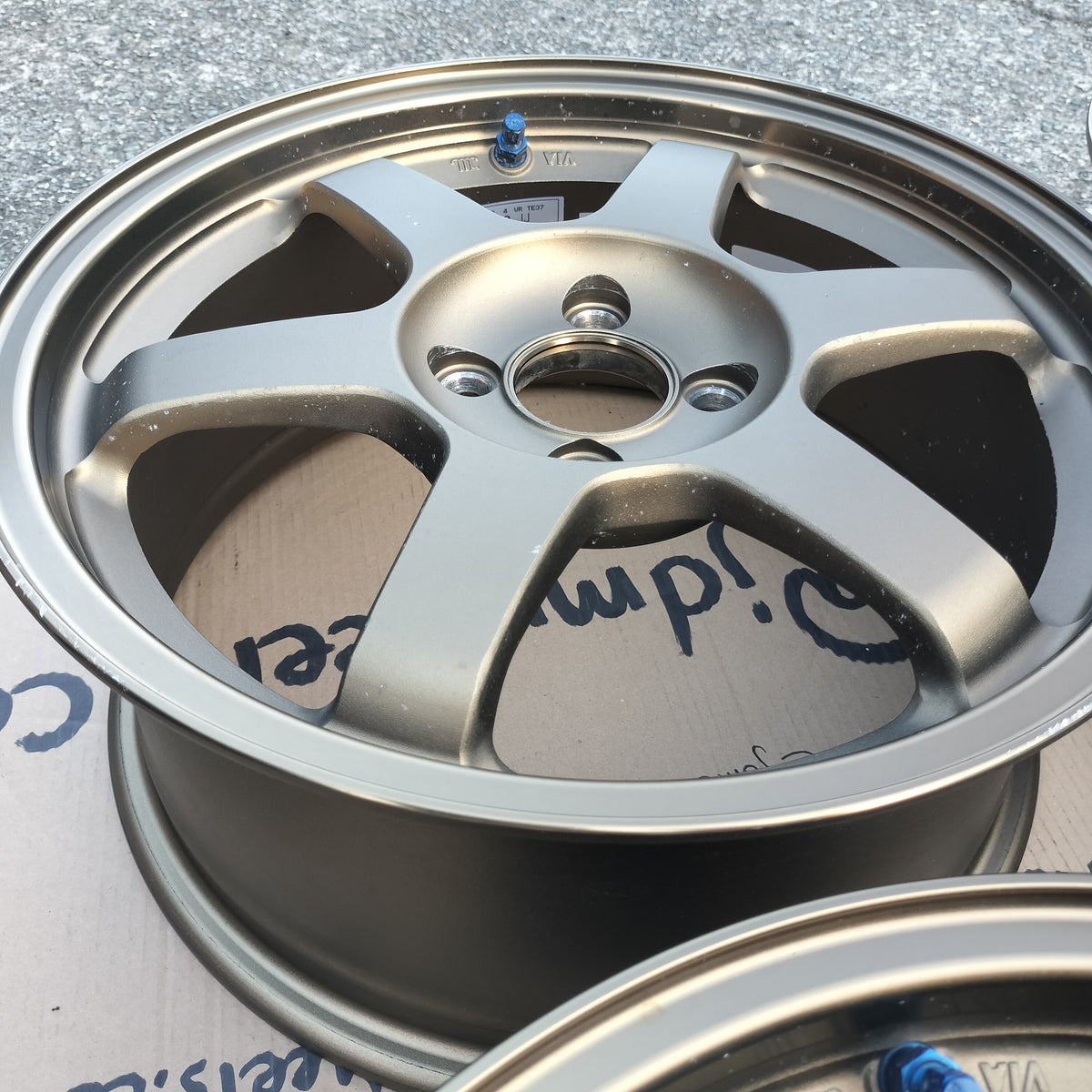 Rays Volk TE37 16x7+42 & 16x7+33 4x100