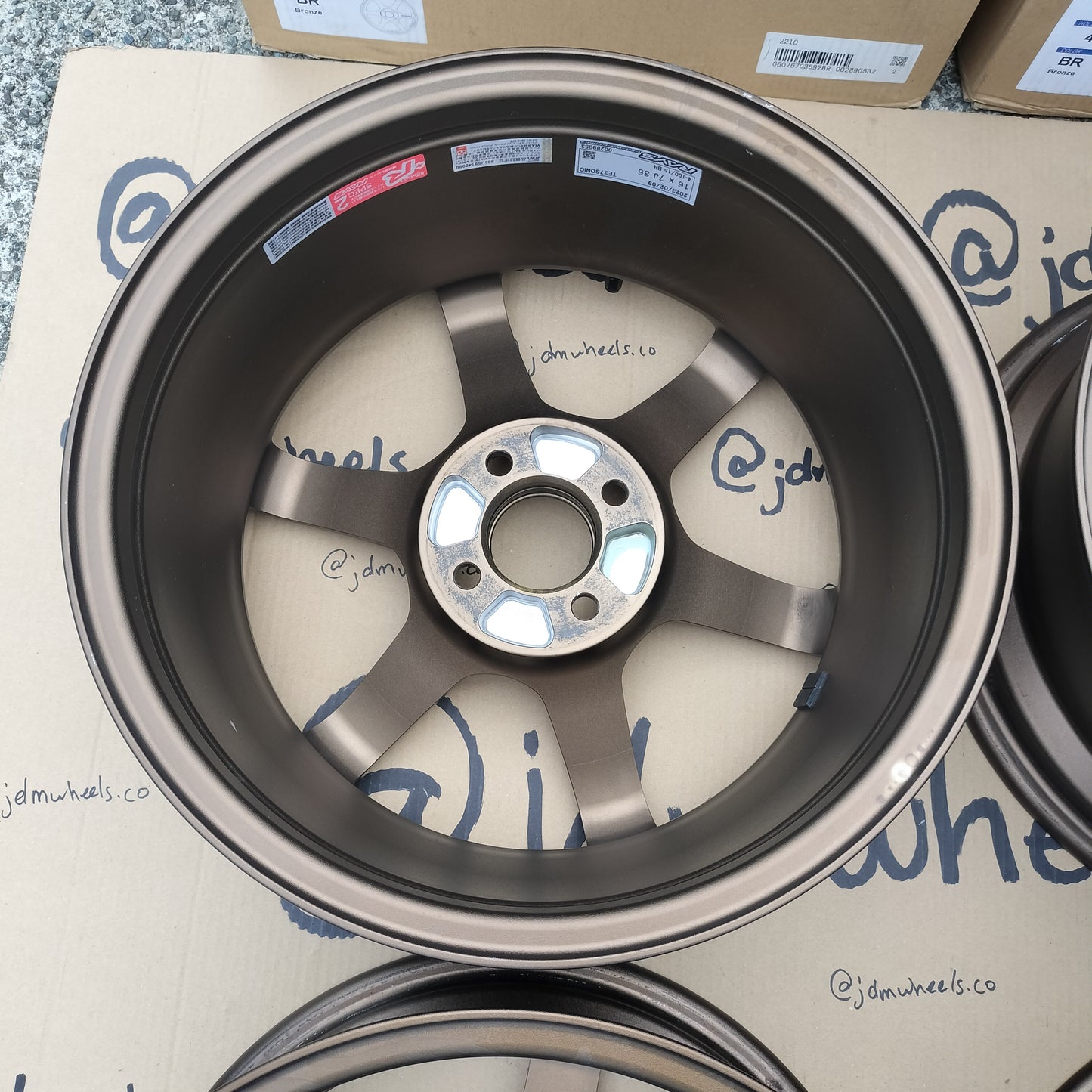 Rays Volk TE37 Sonic 16x7+35 4x100