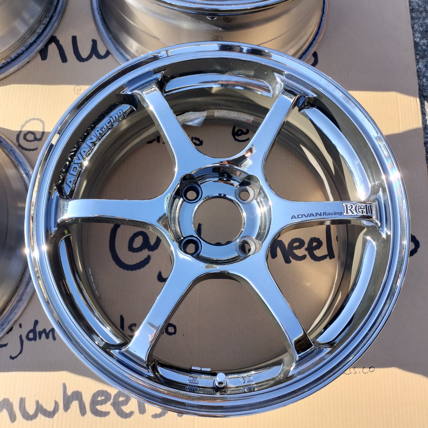 Advan Racing RGII 16x7+35 & 16x8+38 4x100
