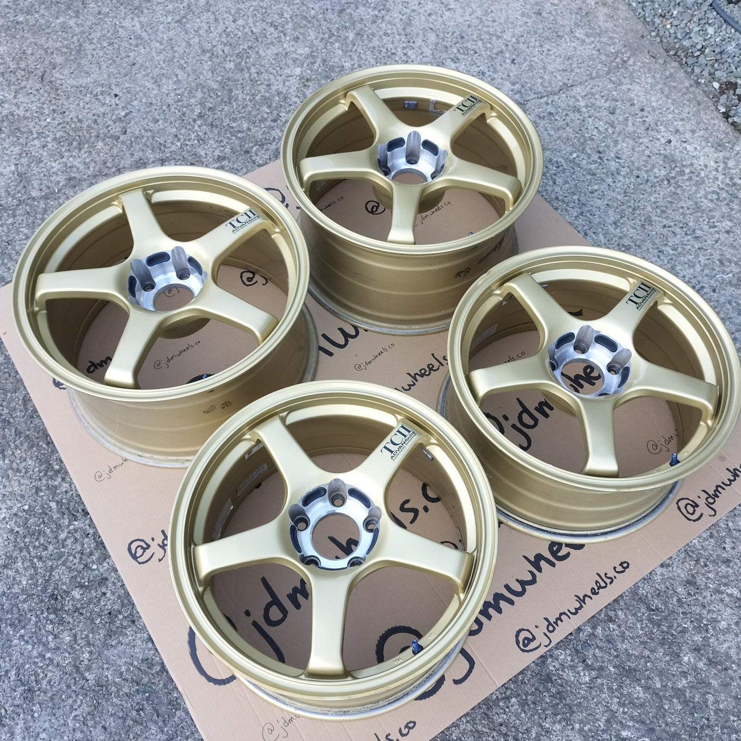 Advan Racing TCII 17x8.5+37 & 18x9.5+35 5x114.3