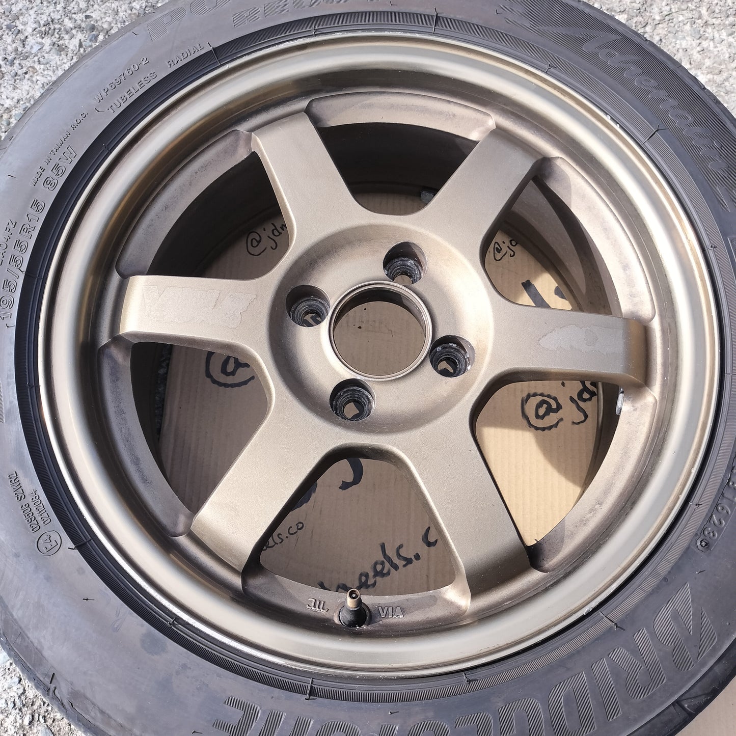 Rays Volk Racing TE37 15x7+35 4x100