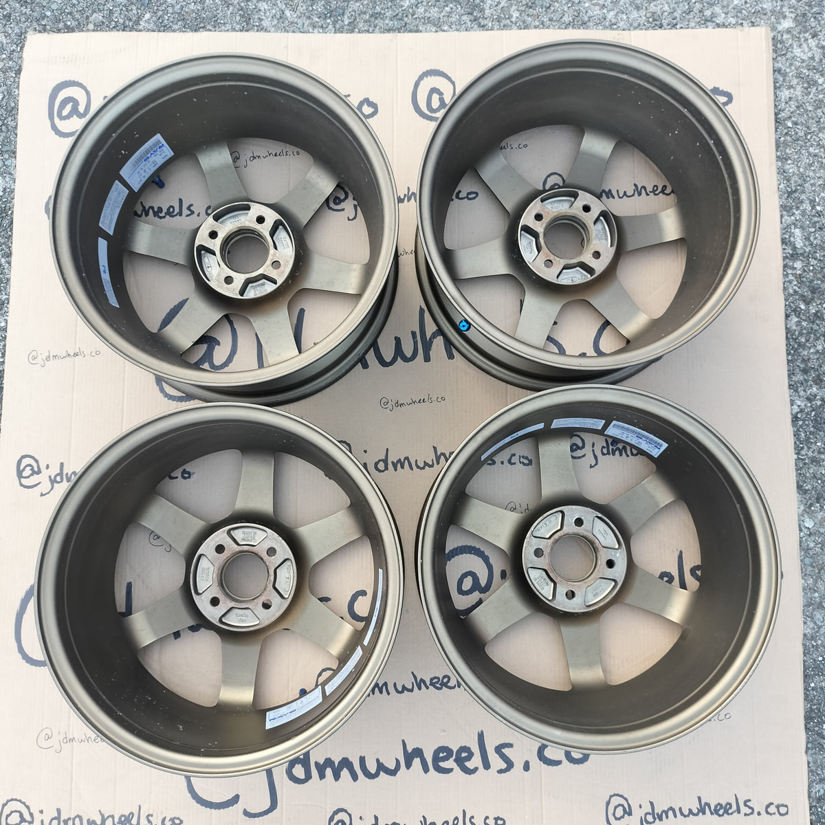 Rays Volk TE37 16x7+42 & 16x7+33 4x100