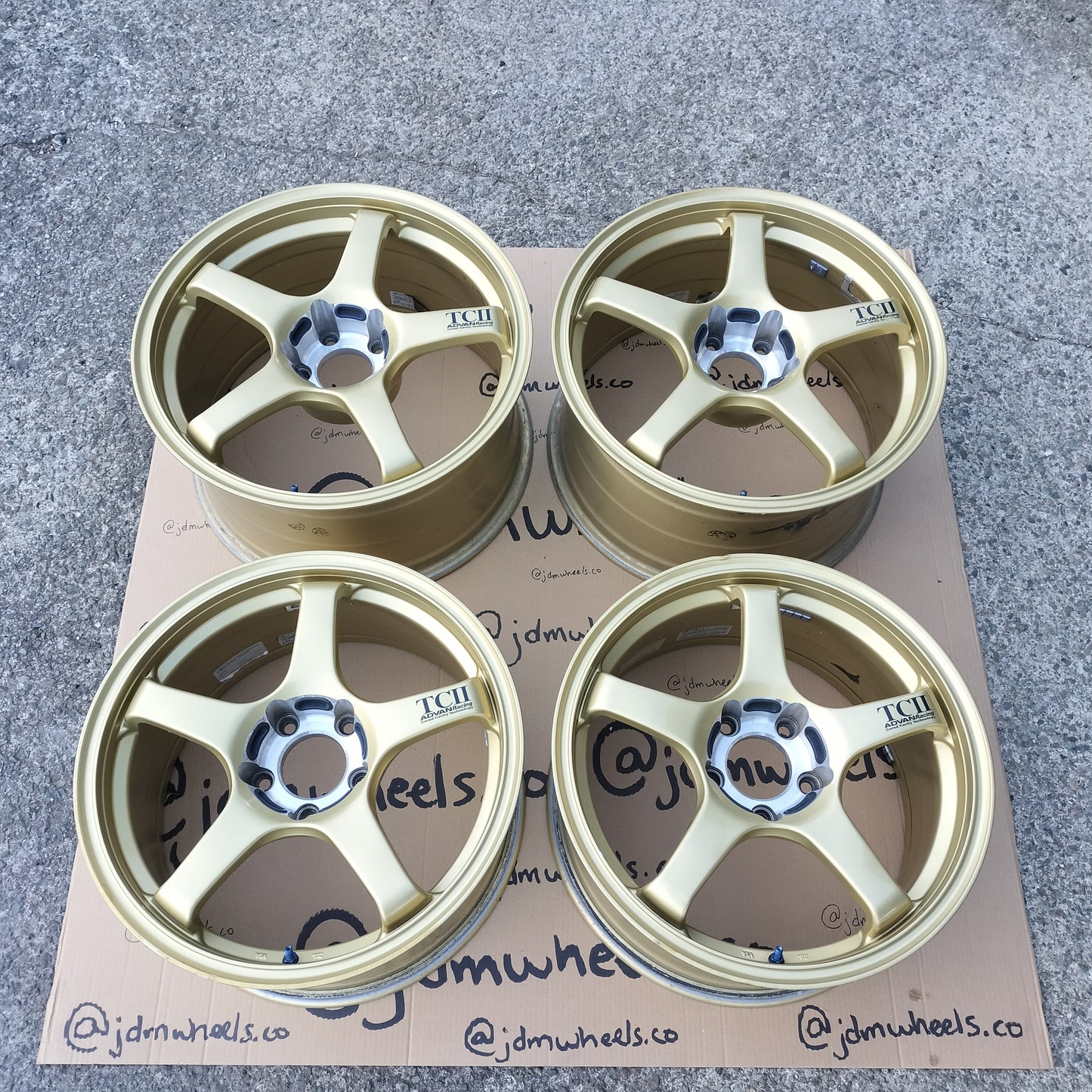 Advan Racing TCII 17x8.5+37 & 18x9.5+35 5x114.3