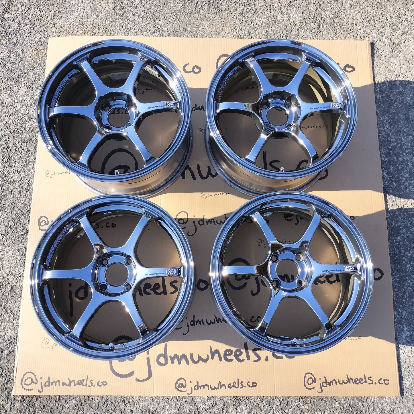 Advan Racing RGII 16x7+35 & 16x8+38 4x100