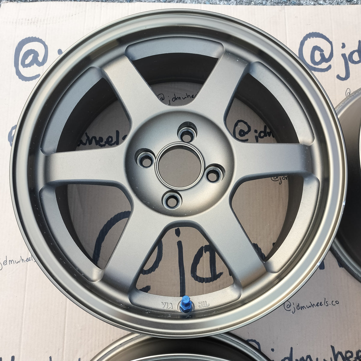 Rays Volk TE37 16x7+42 & 16x7+33 4x100