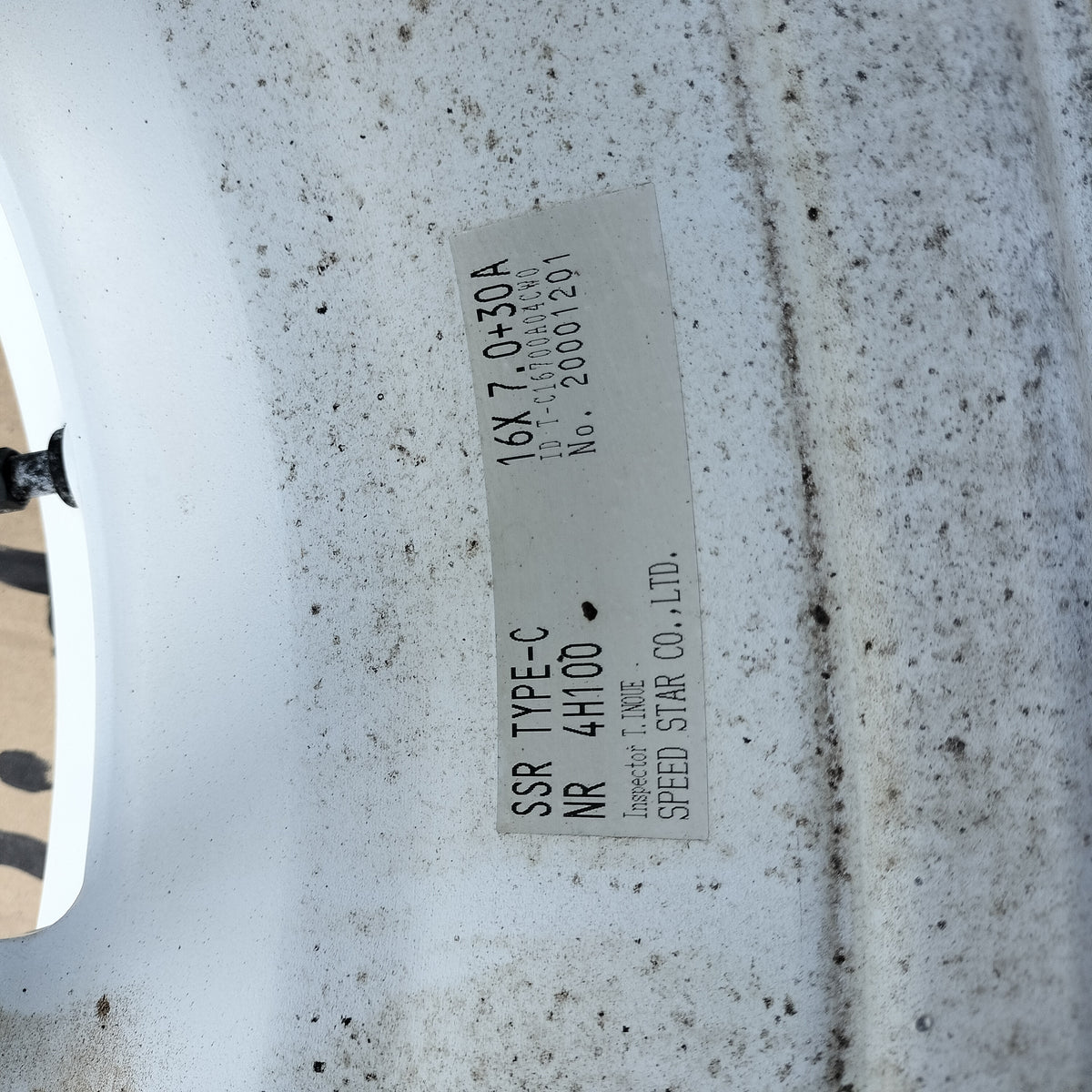 SSR Type C 16x7+30 4x100